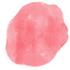 Red Abstract Shapes Watercolor 