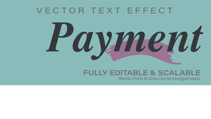 Typography with text effects and brush effects