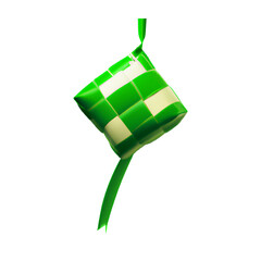 some animated images of typical Indonesian food ketupat