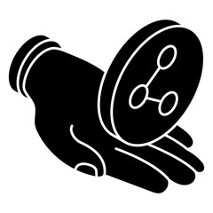 Share sign icon in premium design 