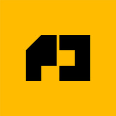 Obraz premium vector abstract letter logo ABCDEFGHIJKLMNOPQRSTUVWXYZ assorted shapes, abstract geometry logo