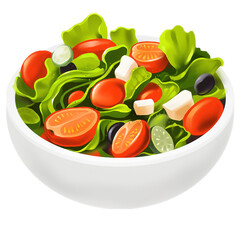 Coffee take away in disposable cup, american, espresso, carton mug, oil paint style, digital paint, on white background. Healthy food, casual food hand drawn digital illustration.