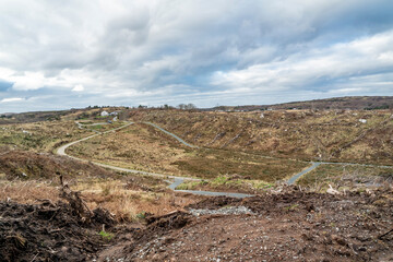 The sights from the new viewpoint at Bonny Glen by Portnoo in County Donegal - Ireland