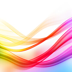 Fototapeta premium Abstract colorful background with wave 