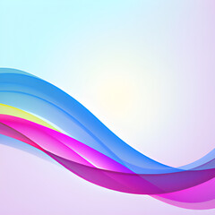 Abstract colorful background with wave 