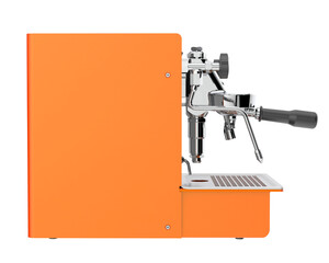 Coffee machine isolated on transparent background. 3d rendering - illustration