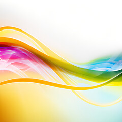Abstract colorful background with wave 