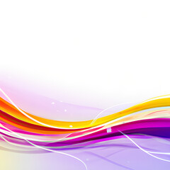 Abstract colorful background with wave 