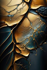 Abstract texture alcohol ink background made with generated ai