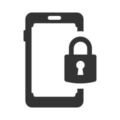 Mobile lock icon