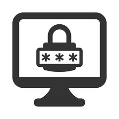 Computer password icon