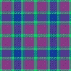 Check texture textile. Background vector fabric. Plaid tartan pattern seamless.