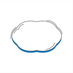 Comic Bubble Message