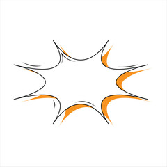 Comic Bubble Message