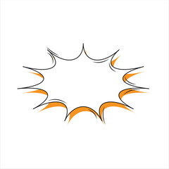 Comic Bubble Message