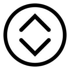 up and down icon, up and down, vertical icon, up and down sign, up and down icons, vertical arrow, Set of interface collection for website design, Design elements for your projects