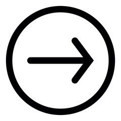 Right Arrow sign, right sign icon, Set of interface icons, Set of interface collection in black color for website design, Design elements for your projects. arrow line icons, ui icon