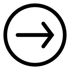 Right Arrow sign, right sign icon, Set of interface icons, Set of interface collection in black color for website design, Design elements for your projects. arrow line icons, ui icon