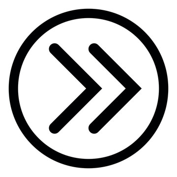 double chevron icon, double chevron symbol, next icon, next symbol, Set of interface collection for website design, Design elements for your projects. back line icon, ui icon