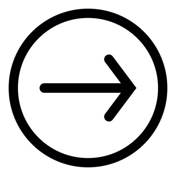 Right Arrow sign, right sign icon, Set of interface icons, Set of interface collection in black color for website design, Design elements for your projects. arrow line icons, ui icon