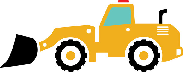 Construction Excavator SVG vector cut file for cricut and silhouette
