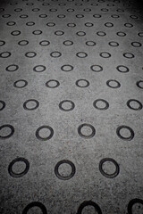 The pattern of the road with anti-slip