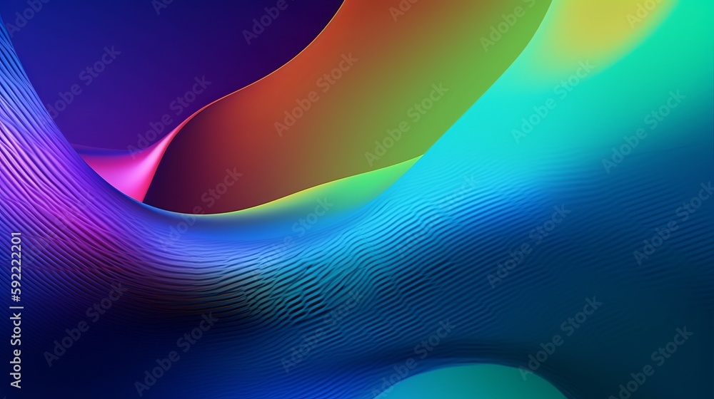 Poster modern gradient waves blend background, great design for any purposes. vibrant style template. multi