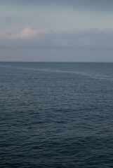 Obraz premium View on morning clouds over the sea