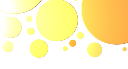 Golden confetti falling down isolated on transparent background.