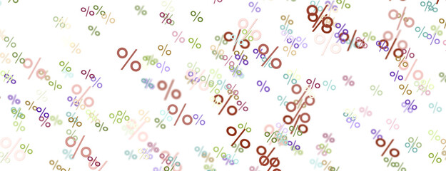 Blurred sale background.