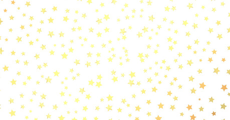 Stars - Festive christmas card. Isolated illustration white background. - 3D PNG