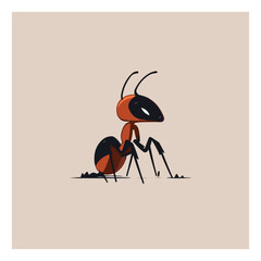 Ant Logo template vector illustration design