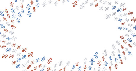 sale digital percentin 3d - 3D percent rain illlustration