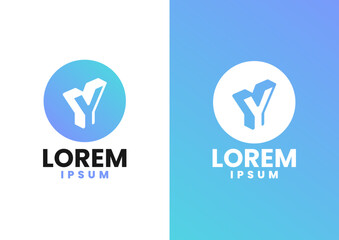 Minimalist Monogram Y Logo