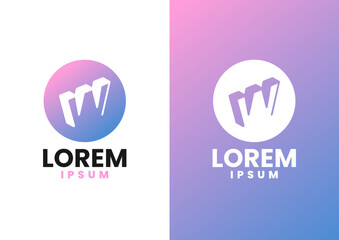 Minimalist Monogram W Logo