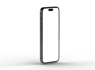 Mockup - realistic smartphone template mockup for user experience presentation. Stylish concept design for websites, applications and landing pages.