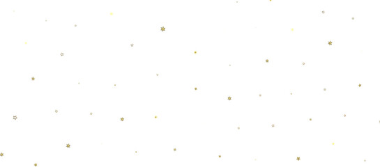 XMAS stars background, sparkle lights confetti falling. magic shining Flying christmas stars on night  3D PNG