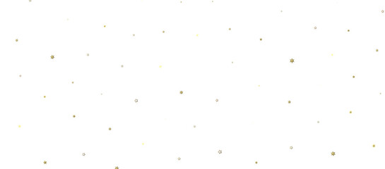 XMAS Stars - A gray whirlwind of golden snowflakes and stars. New 3D PNG