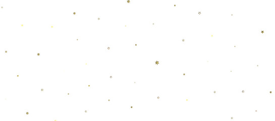 XMAS Stars - A gray whirlwind of golden snowflakes and stars. New 3D PNG