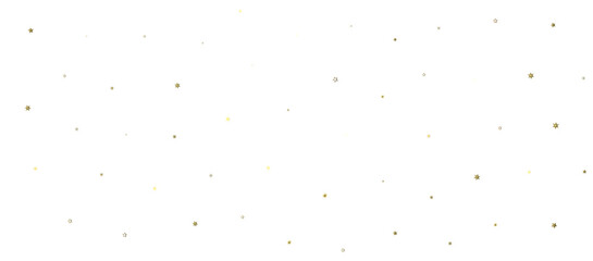 XMAS Stars - stars. Confetti celebration, Falling golden abstract decoration for party, birthday celebrate, 3D PNG