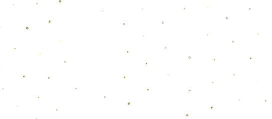 XMAS stars background, sparkle lights confetti falling. magic shining Flying christmas stars on night  3D PNG