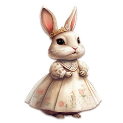 Obraz premium Royal Bunny Family Sublimation