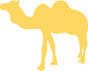 camel silhouette icon  sacrificial animal