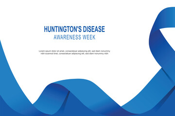 Huntingtons Disease Awareness Week background.