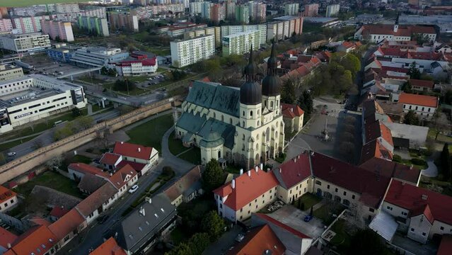 Saint Nicolas Church in Trnava, Slovakia, old architecture, landmark, 4k