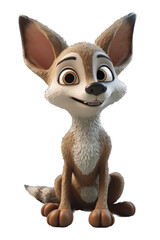 Mischievous Coyote Cartoon