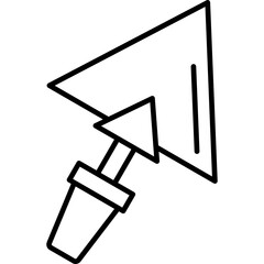 Plastering Trowel Icon