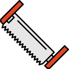 Two Man Saw Icon