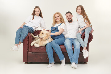 beautiful happy family