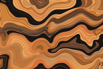 A brown and black abstract background with a brown and black abstract pattern. AI generation